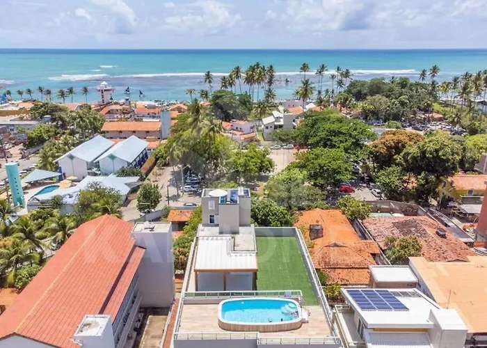 Flat A Poucos Passos Da Praia Em Porto De Galinhas Rua Das Sombrinhas